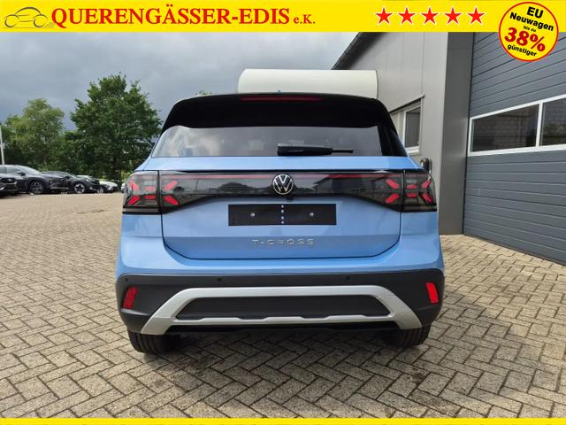Volkswagen T-Cross 1.0 TSI 116PS DSG Life LED-Matrix-Scheinwerfer Klimaautomatik Sitzheizung PDC Rückf.Kamera 17-LM abged.Scheiben 2xKeyless DAB+ Bluetooth Touchscreen Apple CarPlay Android Auto 