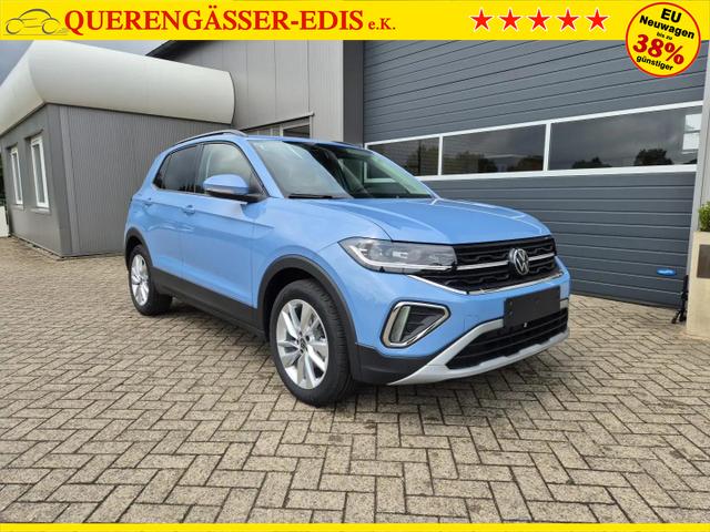 Volkswagen T-Cross 1.0 TSI 116PS DSG Life LED-Matrix-Scheinwerfer Klimaautomatik Sitzheizung PDC Rückf.Kamera 17-LM abged.Scheiben 2xKeyless DAB+ Bluetooth Touchscreen Apple CarPlay Android Auto 
