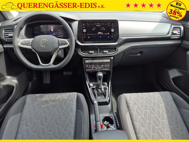 Volkswagen T-Cross 1.0 TSI 116PS DSG Life LED-Matrix-Scheinwerfer Klimaautomatik Sitzheizung PDC Rückf.Kamera 17-LM abged.Scheiben 2xKeyless DAB+ Bluetooth Touchscreen Apple CarPlay Android Auto 