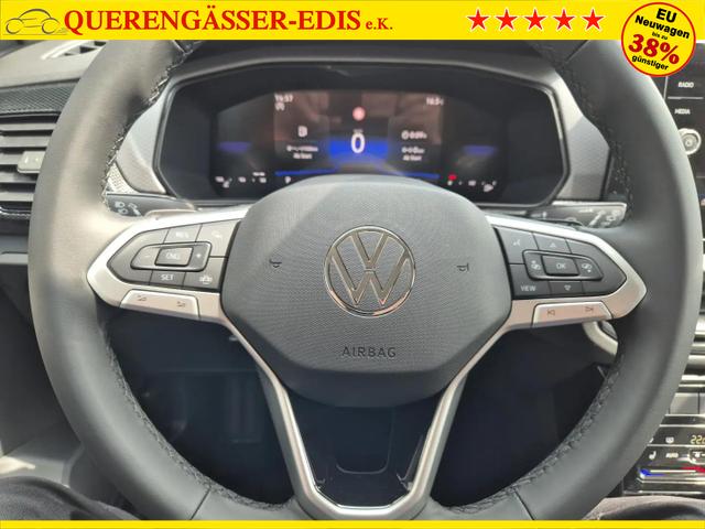 Volkswagen T-Cross 1.0 TSI 116PS DSG Life LED-Matrix-Scheinwerfer Klimaautomatik Sitzheizung PDC Rückf.Kamera 17-LM abged.Scheiben 2xKeyless DAB+ Bluetooth Touchscreen Apple CarPlay Android Auto 