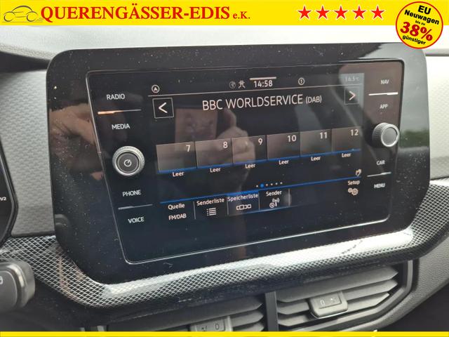 Volkswagen T-Cross 1.0 TSI 116PS DSG Life LED-Matrix-Scheinwerfer Klimaautomatik Sitzheizung PDC Rückf.Kamera 17-LM abged.Scheiben 2xKeyless DAB+ Bluetooth Touchscreen Apple CarPlay Android Auto 