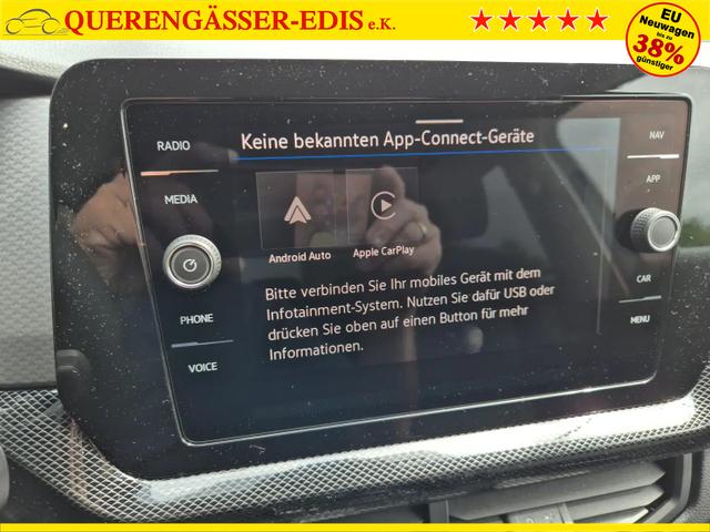 Volkswagen T-Cross 1.0 TSI 116PS DSG Life LED-Matrix-Scheinwerfer Klimaautomatik Sitzheizung PDC Rückf.Kamera 17-LM abged.Scheiben 2xKeyless DAB+ Bluetooth Touchscreen Apple CarPlay Android Auto 