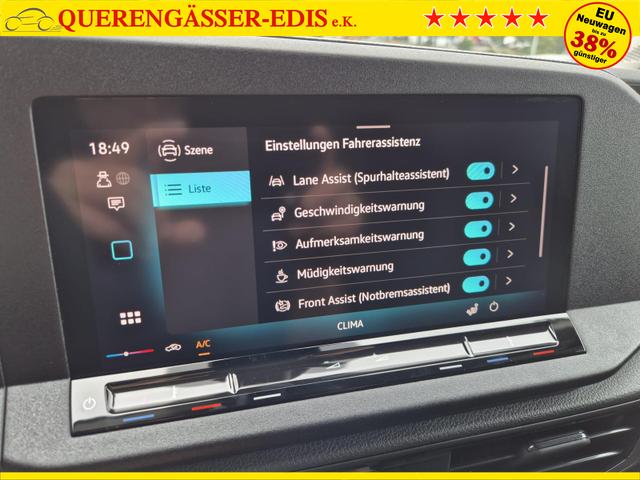 Volkswagen Caddy Cargo Maxi 2.0 TDI 102PS 2-Sitzer Klima Tempomat PDC Apple CarPlay Android Auto Hecktüren180º Schiebetür rechts 