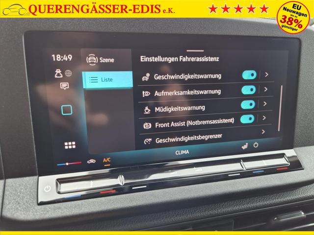 Volkswagen Caddy Cargo Maxi 2.0 TDI 102PS 2-Sitzer Klima Tempomat PDC Apple CarPlay Android Auto Hecktüren180º Schiebetür rechts 