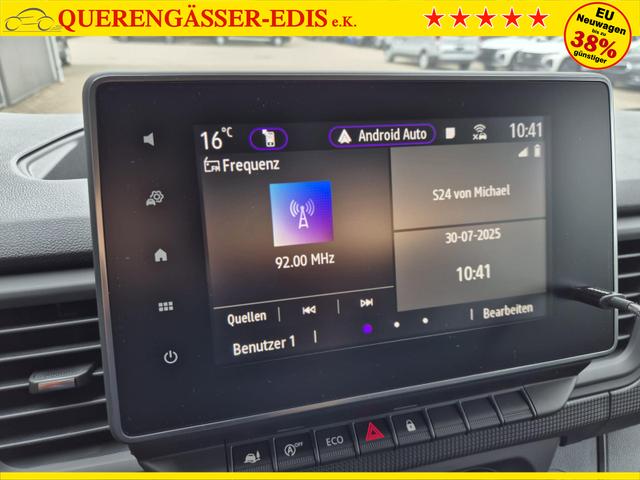 Renault Trafic Combi L2 2.0 dCi 150PS Grand Evolution 9-Sitzer Rollstuhlrampe Rollstuhlsicherung Schiebetür l+r Klima v+h DAB Bluetooth Touchscreen Apple CarPlay Android Auto PDC Rückf.Kamera 
