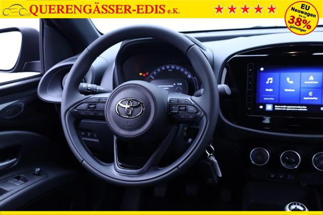Toyota Aygo X 1.0 VVT-i 72PS Business Edition Sitzheizung AbstandsTempomat Multifunktionslenkrad Klima Radio Bluetooth Touchscreen wireless Apple CarPlay + Android Auto 