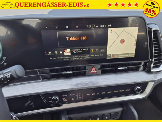Kia Sportage Vision 1.6 T-GDi MHEV 160PS Sitzheizung Lenkradheizung Klimaautomatik Navi Bluetooth Touchscreen Apple CarPlay Android Auto PDC v+h Rückf.Kamera Tempomat 17"LM 