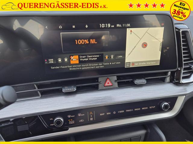 Kia Sportage Vision 1.6 T-GDi MHEV 160PS Sitzheizung Lenkradheizung Klimaautomatik Navi Bluetooth Touchscreen Apple CarPlay Android Auto PDC v+h Rückf.Kamera Tempomat 17"LM 
