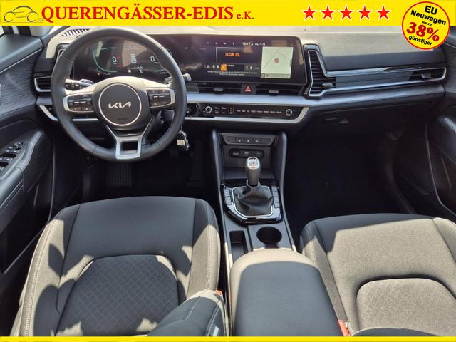 Kia Sportage Vision 1.6 T-GDi MHEV 160PS Sitzheizung Lenkradheizung Klimaautomatik Navi Bluetooth Touchscreen Apple CarPlay Android Auto PDC v+h Rückf.Kamera Tempomat 17"LM 