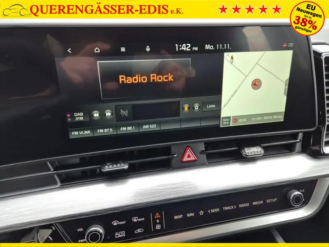 Kia Sportage Vision 1.6 T-GDi MHEV 160PS Automatik Sitzheizung Lenkradheizung Klimaautomatik Navi Bluetooth Touchscreen Apple CarPlay Android Auto PDC v+h Rückf.Kamera Tempomat 17"LM 