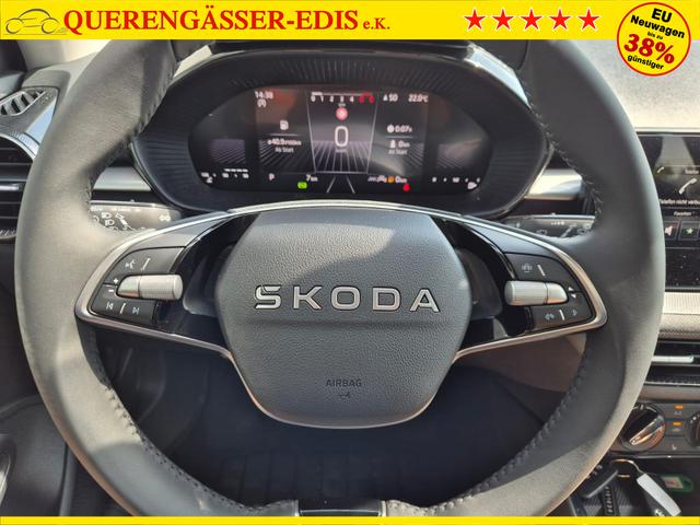 Skoda Fabia 1.0 TSI 115PS DSG Selection 5-türig Rückf.Kamera Parksensoren Sitzheizung Multifunktionslenkrad Klima Skoda-Radio Bluetooth Touchscreen Tempomat Nebelsch. Apple CarPlay + Android Auto 