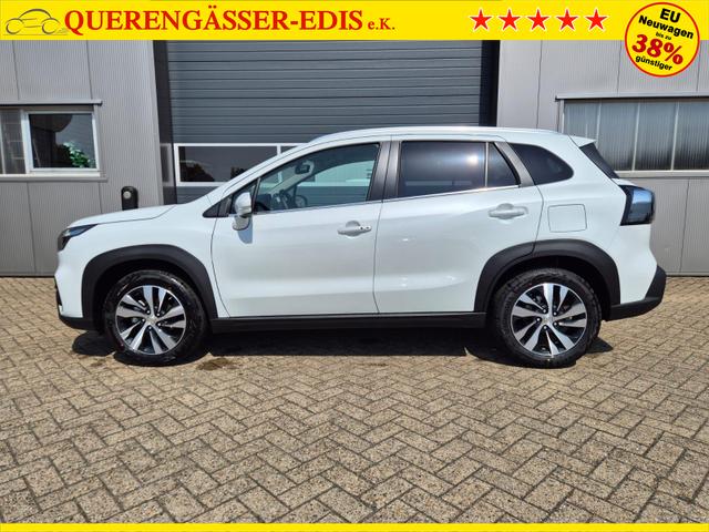 Suzuki S-Cross Comfort+ 129PS MHEV 4x4 ALLGRIP 1.4 Boosterjet Teil-Leder Navi Klimaautomatik Sitzheizung ACC PDC v+h 4x Kamera Suzuki-Radio Apple CarPlay Android Auto Touchscreen 2xKeyless 17-LM 