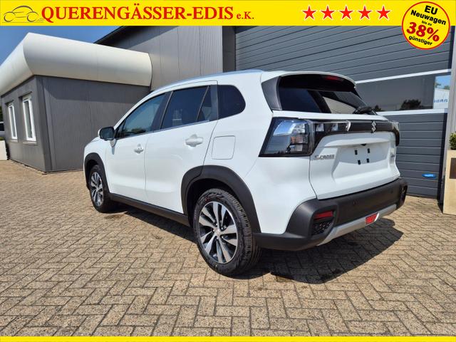 Suzuki S-Cross Comfort+ 129PS MHEV 4x4 ALLGRIP 1.4 Boosterjet Teil-Leder Navi Klimaautomatik Sitzheizung ACC PDC v+h 4x Kamera Suzuki-Radio Apple CarPlay Android Auto Touchscreen 2xKeyless 17-LM 