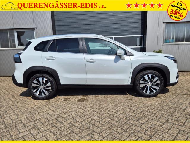 Suzuki S-Cross Comfort+ 129PS MHEV 4x4 ALLGRIP 1.4 Boosterjet Teil-Leder Navi Klimaautomatik Sitzheizung ACC PDC v+h 4x Kamera Suzuki-Radio Apple CarPlay Android Auto Touchscreen 2xKeyless 17-LM 