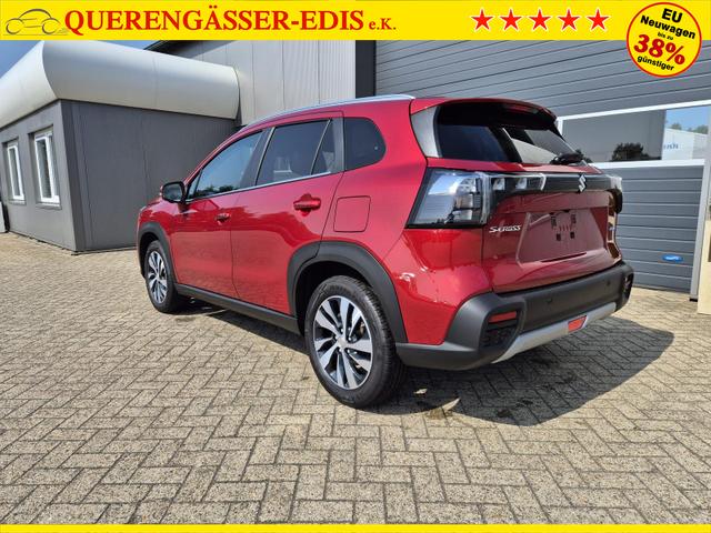 Suzuki S-Cross Comfort+ 129PS MHEV 4x4 ALLGRIP 1.4 Boosterjet Teil-Leder Navi Klimaautomatik Sitzheizung ACC PDC v+h 4x Kamera Suzuki-Radio Apple CarPlay Android Auto Touchscreen 2xKeyless 17-LM 