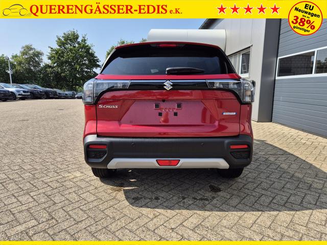 Suzuki S-Cross Comfort+ 129PS MHEV 4x4 ALLGRIP 1.4 Boosterjet Teil-Leder Navi Klimaautomatik Sitzheizung ACC PDC v+h 4x Kamera Suzuki-Radio Apple CarPlay Android Auto Touchscreen 2xKeyless 17-LM 