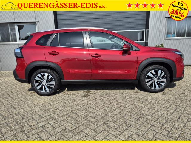 Suzuki S-Cross Comfort+ 129PS MHEV 4x4 ALLGRIP 1.4 Boosterjet Teil-Leder Navi Klimaautomatik Sitzheizung ACC PDC v+h 4x Kamera Suzuki-Radio Apple CarPlay Android Auto Touchscreen 2xKeyless 17-LM 