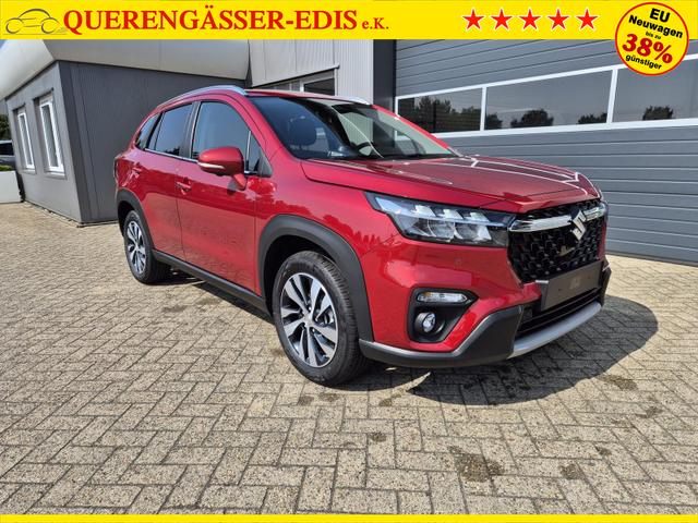 Suzuki S-Cross Comfort+ 129PS MHEV 4x4 ALLGRIP 1.4 Boosterjet Teil-Leder Navi Klimaautomatik Sitzheizung ACC PDC v+h 4x Kamera Suzuki-Radio Apple CarPlay Android Auto Touchscreen 2xKeyless 17-LM 