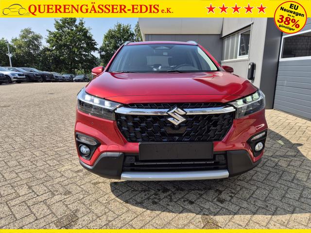 Suzuki S-Cross Comfort+ 129PS MHEV 4x4 ALLGRIP 1.4 Boosterjet Teil-Leder Navi Klimaautomatik Sitzheizung ACC PDC v+h 4x Kamera Suzuki-Radio Apple CarPlay Android Auto Touchscreen 2xKeyless 17-LM 