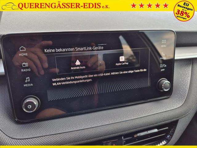 Skoda Fabia 1.0 TSI 115PS DSG Selection 5-türig Rückf.Kamera Parksensoren Sitzheizung Multifunktionslenkrad Klima Skoda-Radio Bluetooth Touchscreen Tempomat Nebelsch. Apple CarPlay + Android Auto 