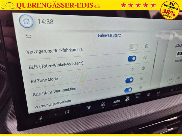 Ford Kuga ST-Line X 243PS PHEV Automatik Black Package schwenkb. AHK Matrix-LED elektr. PanoDach Sitzheizung v+h Lenkradheizung Frontscheibe beheizb. Navi SYNC4 Apple CarPlay Android Auto Touchscreen PDC 4xKamera 2xKeyless B+O Sound 20"LM vollelektr. Reic 