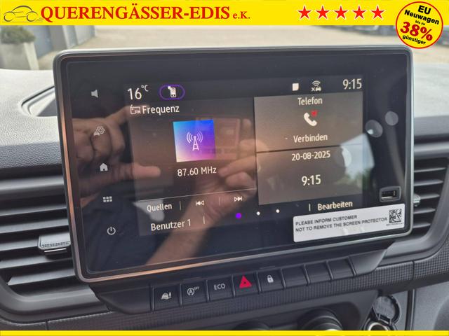 Renault Trafic Combi L2 2.0 dCi 150PS Grand Evolution 9-Sitzer Rollstuhlrampe Rollstuhlsicherung Schiebetür l+r Klima v+h DAB Bluetooth Touchscreen Apple CarPlay Android Auto PDC Rückf.Kamera 