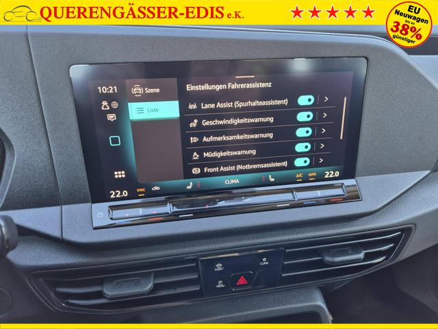 Volkswagen Caddy Cargo Maxi 2.0 TDI 122PS DSG 7-Sitzer Sitzheizung Rückf.Kamera Klimaautomatik PDC v+h Apple CarPlay Android Auto Bluetooth DAB Touchscreen 