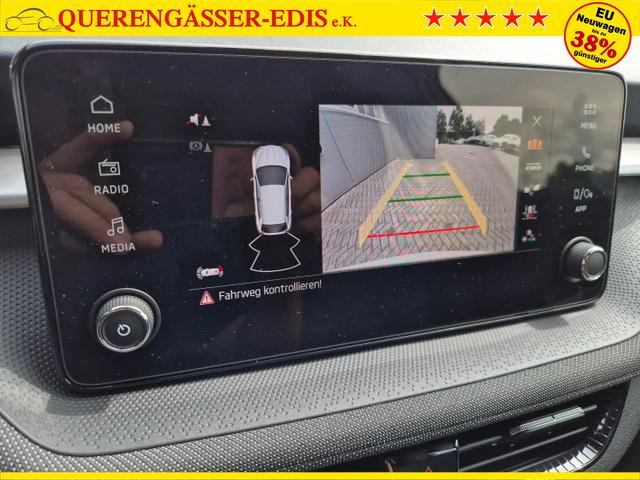 Skoda Fabia 1.0 TSI 115PS DSG Selection 5-türig Rückf.Kamera Parksensoren Sitzheizung Multifunktionslenkrad Klima Skoda-Radio Bluetooth Touchscreen Tempomat Nebelsch. Apple CarPlay + Android Auto 