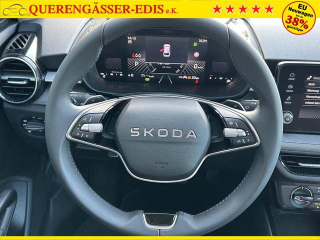 Skoda Fabia 1.0 TSI 115PS DSG Selection 5-türig 15"LM Rückf.Kamera Parksensoren Sitzheizung Multifunktionslenkrad Klima Skoda-Radio Bluetooth Touchscreen Tempomat Nebelsch. Apple CarPlay + Android Auto 