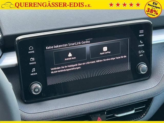 Skoda Fabia 1.0 TSI 115PS DSG Selection 5-türig 15"LM Rückf.Kamera Parksensoren Sitzheizung Multifunktionslenkrad Klima Skoda-Radio Bluetooth Touchscreen Tempomat Nebelsch. Apple CarPlay + Android Auto 