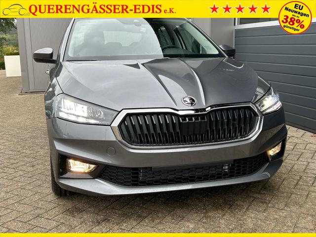 Skoda Fabia 1.0 TSI 115PS DSG Selection 5-türig 15"LM Rückf.Kamera Parksensoren Sitzheizung Multifunktionslenkrad Klima Skoda-Radio Bluetooth Touchscreen Tempomat Nebelsch. Apple CarPlay + Android Auto 