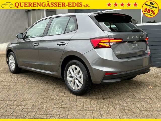 Skoda Fabia 1.0 TSI 115PS DSG Selection 5-türig 15"LM Rückf.Kamera Parksensoren Sitzheizung Multifunktionslenkrad Klima Skoda-Radio Bluetooth Touchscreen Tempomat Nebelsch. Apple CarPlay + Android Auto 