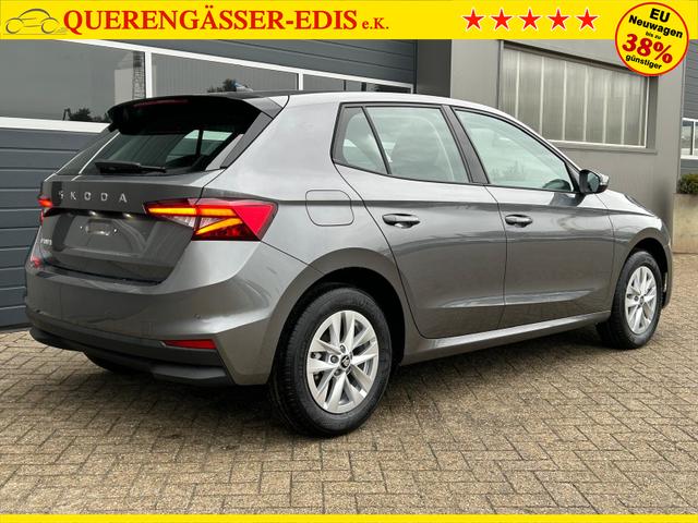 Skoda Fabia 1.0 TSI 115PS DSG Selection 5-türig 15"LM Rückf.Kamera Parksensoren Sitzheizung Multifunktionslenkrad Klima Skoda-Radio Bluetooth Touchscreen Tempomat Nebelsch. Apple CarPlay + Android Auto 