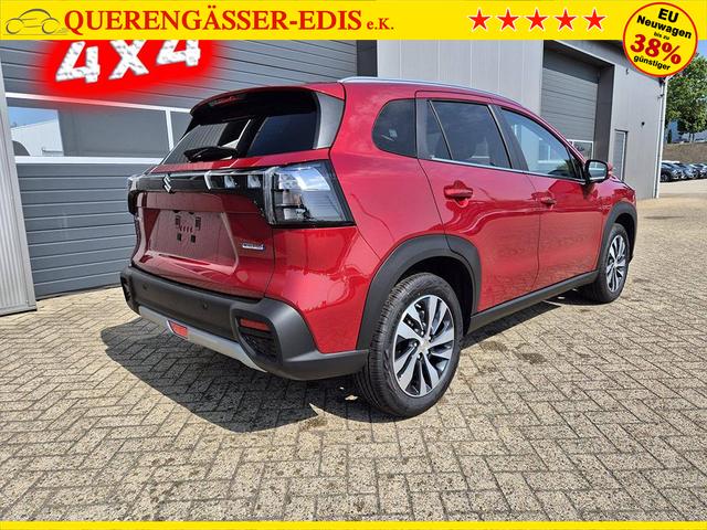 Suzuki S-Cross Comfort+ 110PS MHEV 4x4 ALLGRIP 1.4 Boosterjet Teilleder Navi Klimaautomatik Sitzheizung ACC PDC v+h 4x Kamera Suzuki-Radio Apple CarPlay Android Auto Touchscreen 2xKeyless 17-LM 