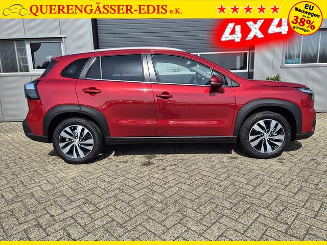 Suzuki S-Cross Comfort+ 110PS MHEV 4x4 ALLGRIP 1.4 Boosterjet Teilleder Navi Klimaautomatik Sitzheizung ACC PDC v+h 4x Kamera Suzuki-Radio Apple CarPlay Android Auto Touchscreen 2xKeyless 17-LM 