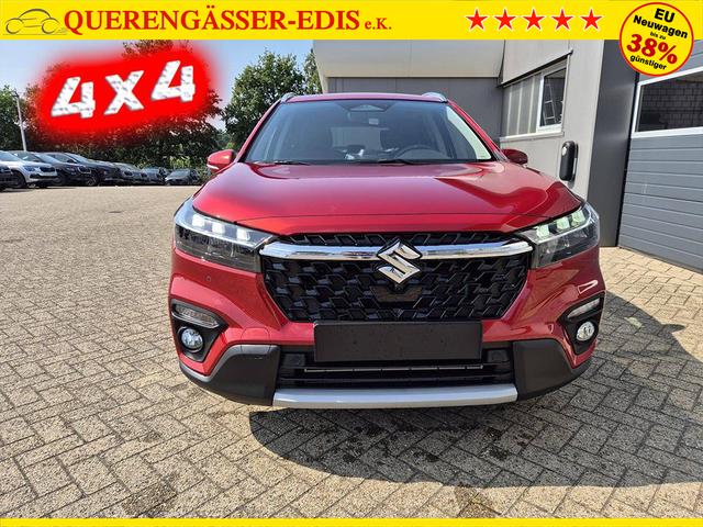 Suzuki S-Cross Comfort+ 110PS MHEV 4x4 ALLGRIP 1.4 Boosterjet Teilleder Navi Klimaautomatik Sitzheizung ACC PDC v+h 4x Kamera Suzuki-Radio Apple CarPlay Android Auto Touchscreen 2xKeyless 17-LM 