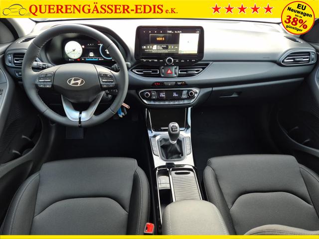 Hyundai i30 Kombi 1.5 T-GDI 95PS Klimaautomatik Sitzheizung Lenkradheizung Tempomat Navi Apple CarPlay + Android Auto PDC v+h Rückf.Kamera 16-LM 