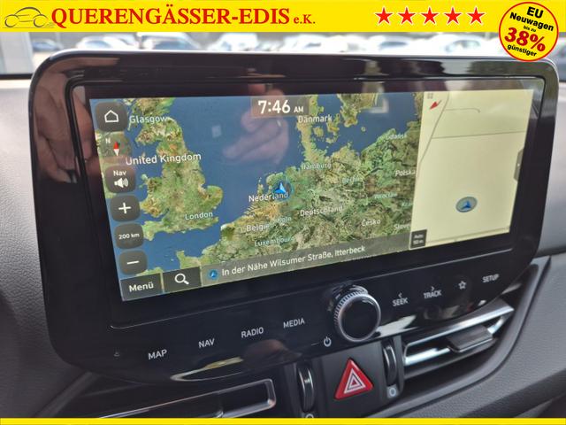 Hyundai i30 Kombi 1.5 T-GDI 95PS Klimaautomatik Sitzheizung Lenkradheizung Tempomat Navi Apple CarPlay + Android Auto PDC v+h Rückf.Kamera 16-LM 