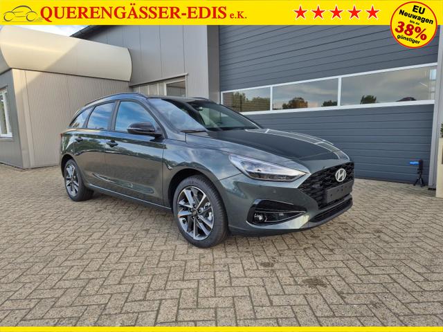 Hyundai i30 Kombi 1.5 T-GDI 95PS Sitzheizung Lenkradheizung Klimaautomatik Tempomat Navi Apple CarPlay + Android Auto PDC v+h Rückf.Kamera 17-LM 