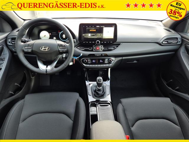 Hyundai i30 Kombi 1.5 T-GDI 95PS Sitzheizung Lenkradheizung Klimaautomatik Tempomat Navi Apple CarPlay + Android Auto PDC v+h Rückf.Kamera 17-LM 