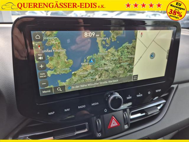 Hyundai i30 Kombi 1.5 T-GDI 95PS Sitzheizung Lenkradheizung Klimaautomatik Tempomat Navi Apple CarPlay + Android Auto PDC v+h Rückf.Kamera 17-LM 