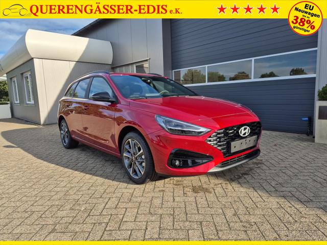 Hyundai i30 Kombi 1.5 T-GDI 95PS Sitzheizung Lenkradheizung Klimaautomatik Tempomat Navi Apple CarPlay + Android Auto PDC v+h Rückf.Kamera 17-LM 