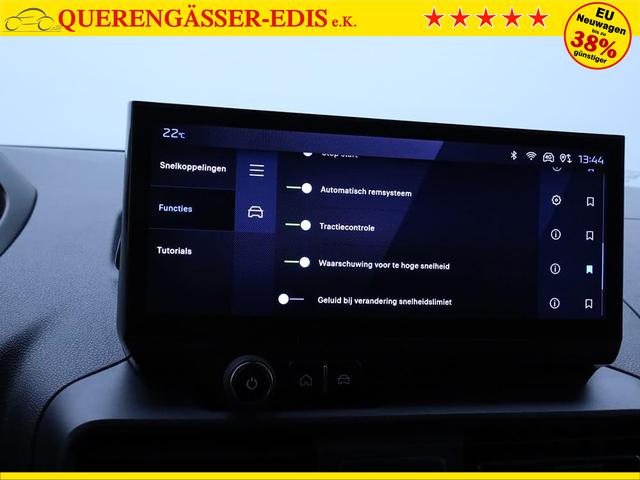 Peugeot Partner 1.5 BlueHDI 102PS NEUES MODELL 2-Sitzer AHK Klima Radio Apple CarPlay Android Auto Bluetooth DAB PDC v+h Rückf.Kamera Tempomat Ganzj.Reifen 