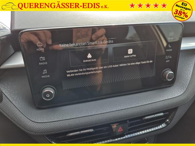 Skoda Fabia 1.0 TSI 115PS DSG Selection 5-türig 15"LM Rückf.Kamera Parksensoren Sitzheizung Multifunktionslenkrad Klima Skoda-Radio Bluetooth Touchscreen Tempomat Nebelsch. Apple CarPlay + Android Auto 