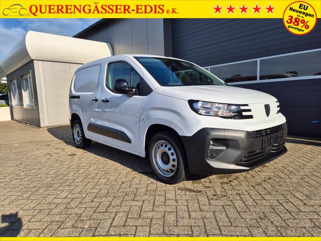 Peugeot Partner 1.5 BlueHDI 102PS NEUES MODELL 2-Sitzer AHK Klima Radio Apple CarPlay Android Auto Bluetooth DAB PDC v+h Rückf.Kamera Tempomat Ganzj.Reifen 