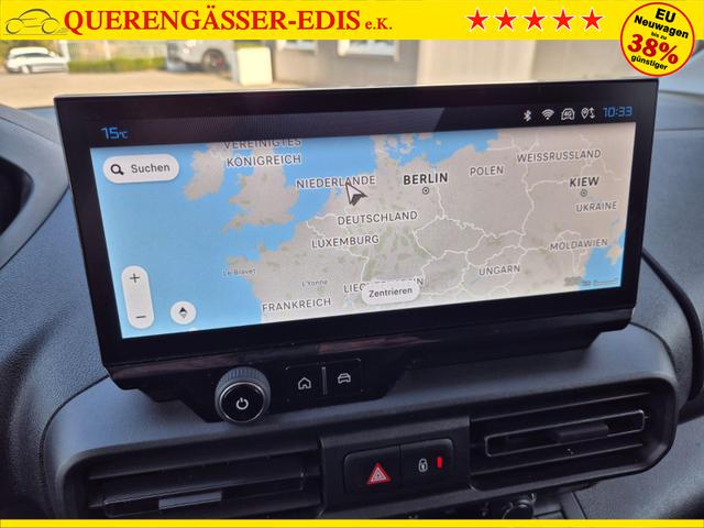 Peugeot Partner 1.5 BlueHDI 102PS NEUES MODELL 2-Sitzer AHK Klima Radio Apple CarPlay Android Auto Bluetooth DAB PDC v+h Rückf.Kamera Tempomat Ganzj.Reifen 