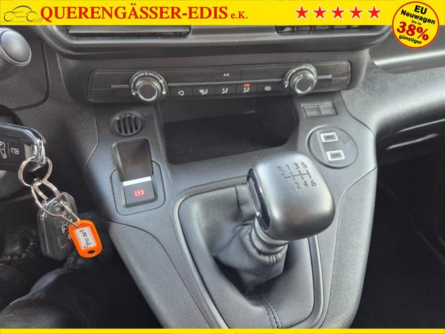 Peugeot Partner 1.5 BlueHDI 102PS NEUES MODELL 2-Sitzer AHK Klima Radio Apple CarPlay Android Auto Bluetooth DAB PDC v+h Rückf.Kamera Tempomat Ganzj.Reifen 