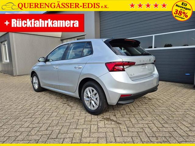 Skoda Fabia 1.0 TSI 115PS DSG Selection 5-türig 15"LM Rückf.Kamera Parksensoren Sitzheizung Multifunktionslenkrad Klima Skoda-Radio Bluetooth Touchscreen Tempomat Nebelsch. Apple CarPlay + Android Auto 