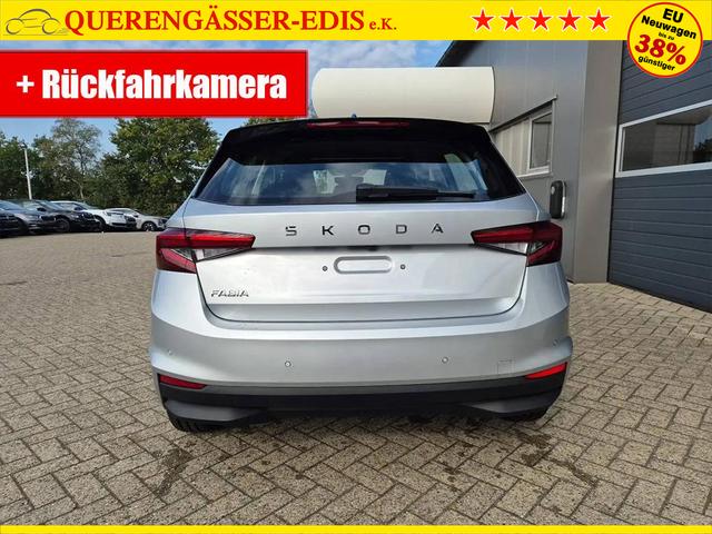 Skoda Fabia 1.0 TSI 115PS DSG Selection 5-türig 15"LM Rückf.Kamera Parksensoren Sitzheizung Multifunktionslenkrad Klima Skoda-Radio Bluetooth Touchscreen Tempomat Nebelsch. Apple CarPlay + Android Auto 