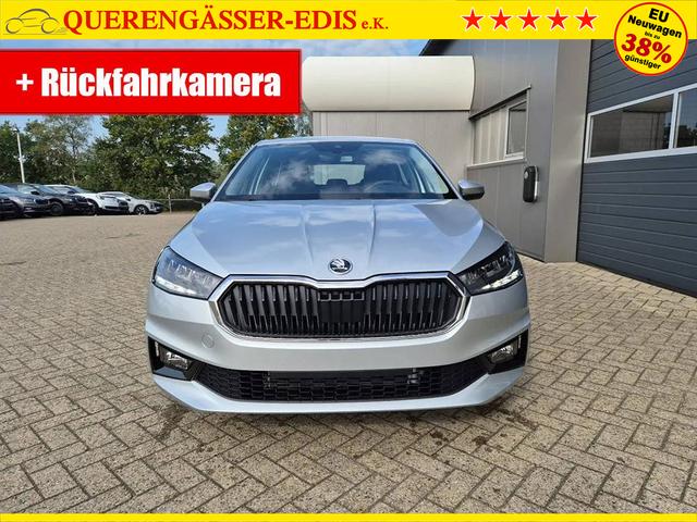 Skoda Fabia 1.0 TSI 115PS DSG Selection 5-türig 15"LM Rückf.Kamera Parksensoren Sitzheizung Multifunktionslenkrad Klima Skoda-Radio Bluetooth Touchscreen Tempomat Nebelsch. Apple CarPlay + Android Auto 
